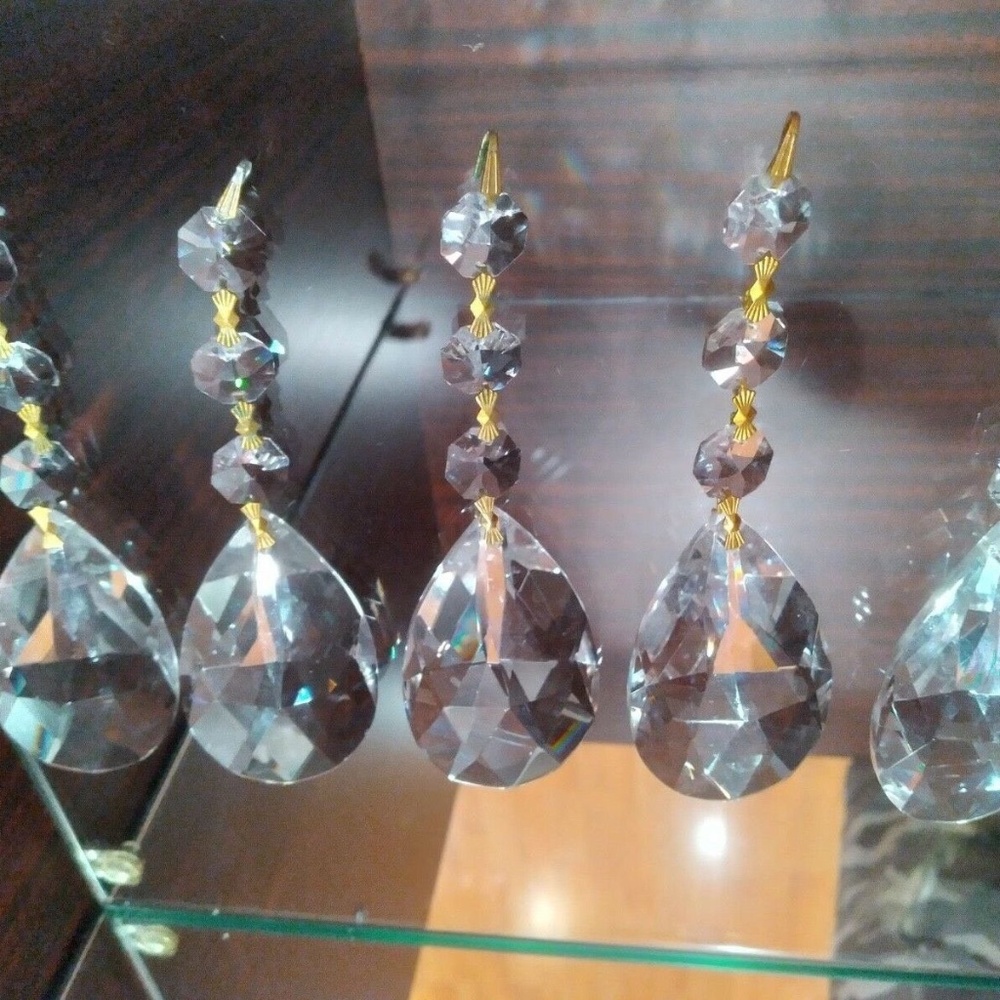 Chandelier Crystal Teardrop with 3 Octagons